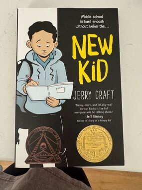 New Kid Graphic Novel by - Black & Yellow Cover